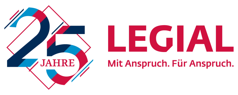 Jubiläumslogo der LEGIAL für 25-jähriges Bestehen